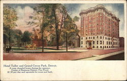 Hotel Tuller and Grand Circus Park Detroit, MI Postcard Postcard Postcard