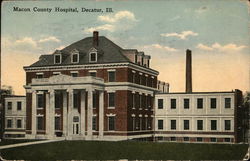 Macon County Hospital Postcard