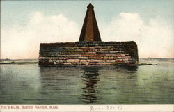 Nix's Mate, Boston Harbor Postcard