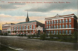 Boston Normal and Girls Latin School Postcard