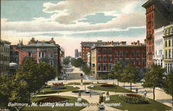 Looking West from Washington's Monument Postcard