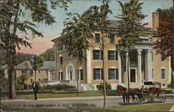 Residence of Ex-Governor John F. Hill Postcard