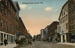 Exchange Street Bangor, ME Postcard Postcard Postcard