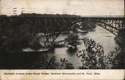 Marshall Avenue-Lake Street Bridge Minneapolis, MN Postcard Postcard Postcard