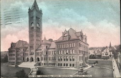 Central High School Postcard