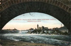 St. Anthony Falls Minneapolis, MN Postcard Postcard Postcard