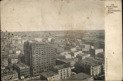 Bird's Eye VIew of City Postcard