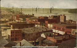 Bird's Eye View showing Lake St. Croix Postcard