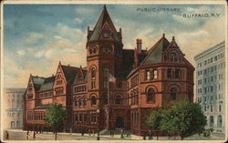 Public Library Postcard