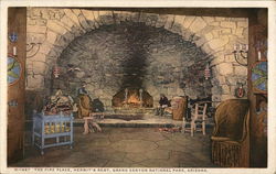 The Fireplace, Hermit's Rest Postcard