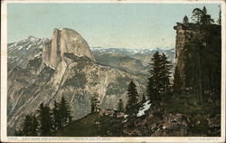 Half Dome and Glacier Point Postcard