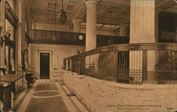 First National Bank Building - Lobby San Jose, CA Postcard Postcard Postcard