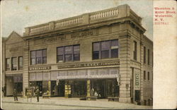 Thornton & Rider Block Wellsville, NY Postcard Postcard Postcard