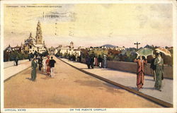 On the Puente Cabrillo San Diego, CA 1915 Panama-California Exposition Postcard Postcard Postcard