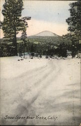 Snow Scene Yreka, CA Postcard Postcard Postcard