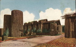 Lumbermen's Building and House of Hoo-Hoo, Forestry Court 1915 Panama-Pacific Exposition Postcard Postcard Postcard