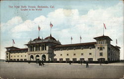 The New Bath House Redondo Beach, CA Postcard Postcard Postcard