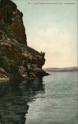 Lake Tahoe from Cave Rock California Postcard Postcard Postcard