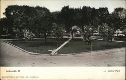 Central Park Jacksonville, IL Postcard Postcard Postcard