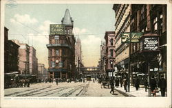 Junction of Main and Delaware Streets Kansas City, MO Postcard Postcard Postcard