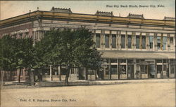 First City Bank Block Beaver City, NE Postcard Postcard Postcard