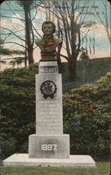 Mozart Monument, Prospect Park Postcard