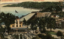 Hudson River - Hudson River Viaduct, Claremont Postcard