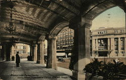 Entrance to the Chateau Laurier showing Grand Trunk Central Station Ottawa, ON Canada Ontario Postcard Postcard Postcard