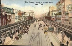 The Bowery, North of Grand Street Postcard