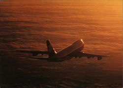 Lufthansa B747 Postcard