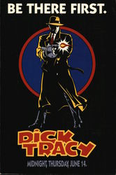 Dick Tracy Movie Poster Movie and Television Advertising Postcard Postcard Postcard