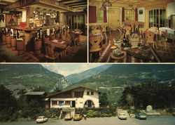 Restaurant Walliser Spycher Susten, Switzerland Postcard Postcard Postcard