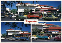 Greetings from Papeete Tahiti South Pacific Postcard Postcard Postcard