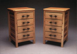 Nojo Design, Pair of Night Stands Easthampton, MA Modern (1970's to Present) Postcard Postcard Postcard