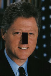 Bill Clinton Postcard Light-Switch-Cover Postcard