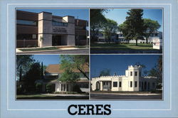 Views of Ceres California Postcard Postcard Postcard