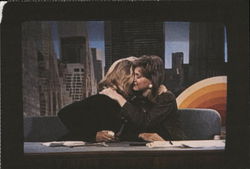 Jane Pauley and Deborah Norville Share an Intimate On Camera Moment Movie and Television Advertising Postcard Postcard Postcard