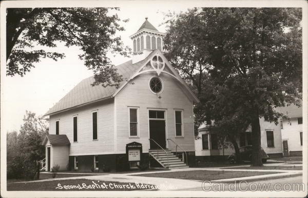 Second Baptist Church Adrian, MI Postcard