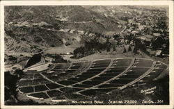 Hollywood Bowl California Postcard Postcard Postcard