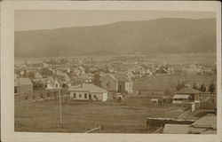 View of Western Town Landscapes Postcard Postcard Postcard