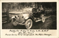 Men in an EMF Automobile Cars Postcard Postcard Postcard