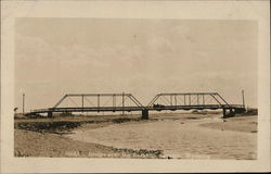 Bridge over Big Laramie River Wyoming Postcard Postcard Postcard