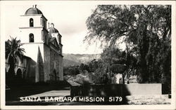 Santa Barbara Mission 5179 California Postcard Postcard Postcard