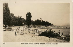 South East Beach, Centre Island Postcard