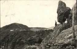 Rock of Terror, Mt. Mansfield Postcard