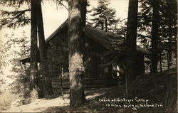 Cabinat Siskiyou Camp, 16 Miles South of Ashland, Ore. Oregon Postcard Postcard Postcard