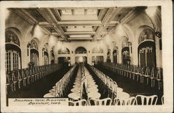 Ballroom, Hotel Blackhawk Davenport, IA Postcard Postcard Postcard