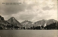 Bullfrog Lake from High Sierras Independence, CA Postcard Postcard Postcard