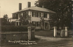 Home of Ralph Waldo Emerson Concord, MA Postcard Postcard Postcard