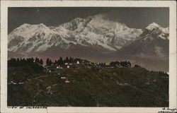 View of Jalapahar Darjeeling, India Postcard Postcard Postcard